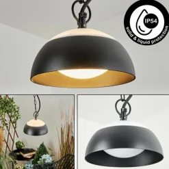 Suspension extérieur Ancemont LED Noir, 1 lumière