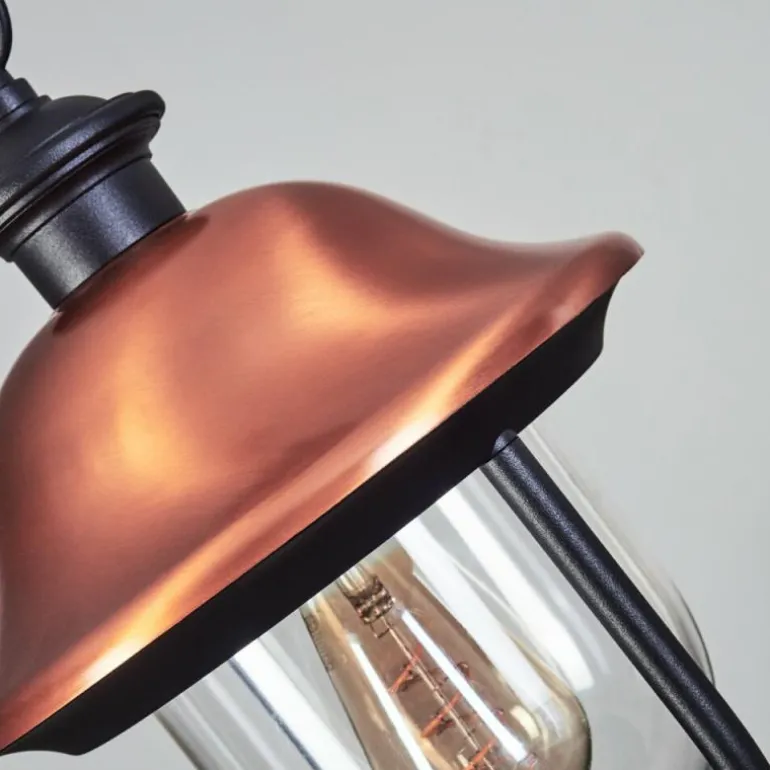 Suspension extérieur Gascon Noir, 1 lumière