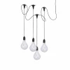 Suspension extérieur Leuchten-Direkt ENNI LED Noir, 4 lumières