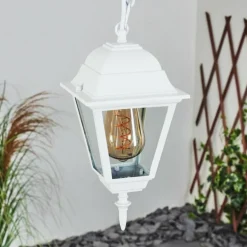 Suspension extérieur Naofe Blanc, 1 lumière