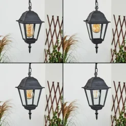 Suspension extérieur Naofe Noir, 1 lumière