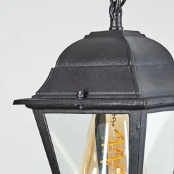 Suspension extérieur Naofe Noir, 1 lumière