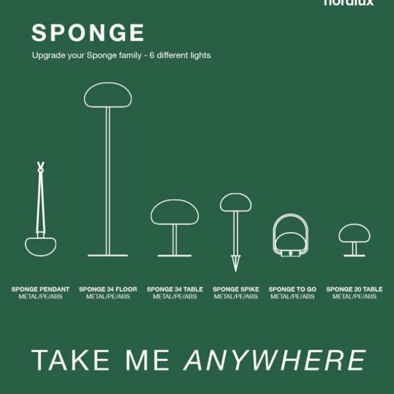 Suspension extérieur Nordlux SPONGE LED Anthracite, 1 lumière