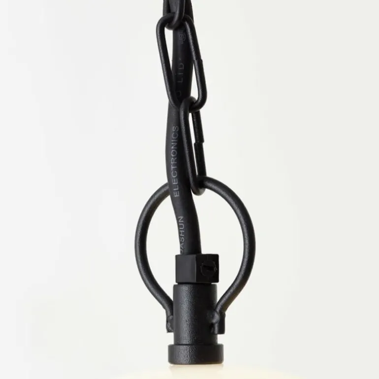 Suspension extérieure Brilliant Matfen LED Noir, 1 lumière