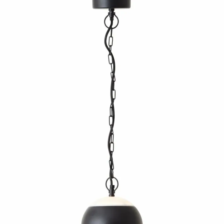 Suspension extérieure Brilliant Matfen LED Noir, 1 lumière