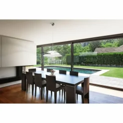 Suspension Fabas Luce Aragon Chrome, 1 lumière