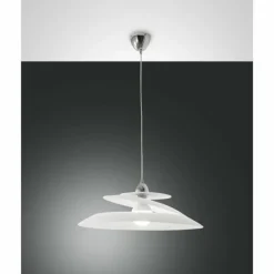 Suspension Fabas Luce Aragon Chrome, 1 lumière
