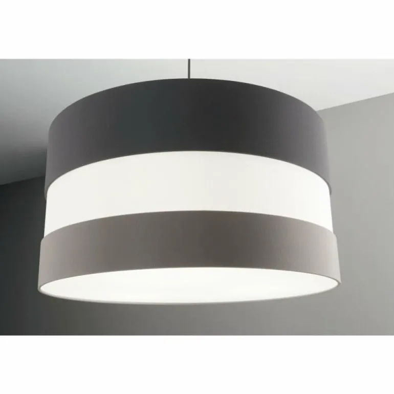 Suspension Fabas Luce Arona Noir, 3 lumières