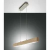 Suspension Fabas Luce Badia LED Bois clair, 1 lumière