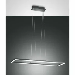 Suspension Fabas Luce Bard LED Anthracite, 1 lumière