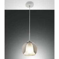 Suspension Fabas Luce Bretagna Blanc, 1 lumière