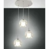 Suspension Fabas Luce Bretagna Blanc, 3 lumières
