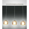 Suspension Fabas Luce Bretagna Blanc, 3 lumières