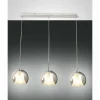 Suspension Fabas Luce Bretagna Blanc, 3 lumières