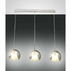 Suspension Fabas Luce Bretagna Blanc, 3 lumières