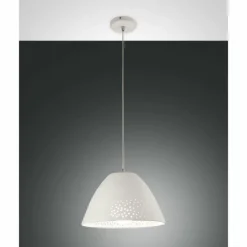 Suspension Fabas Luce Casale Blanc, 1 lumière