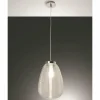 Suspension Fabas Luce Cora Chrome, 1 lumière