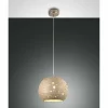 Suspension Fabas Luce Corvara Blanc, 1 lumière