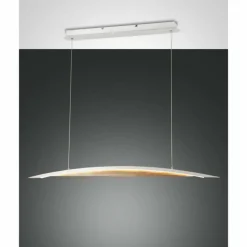 Suspension Fabas Luce Cordoba LED Écru, Blanc, 1 lumière
