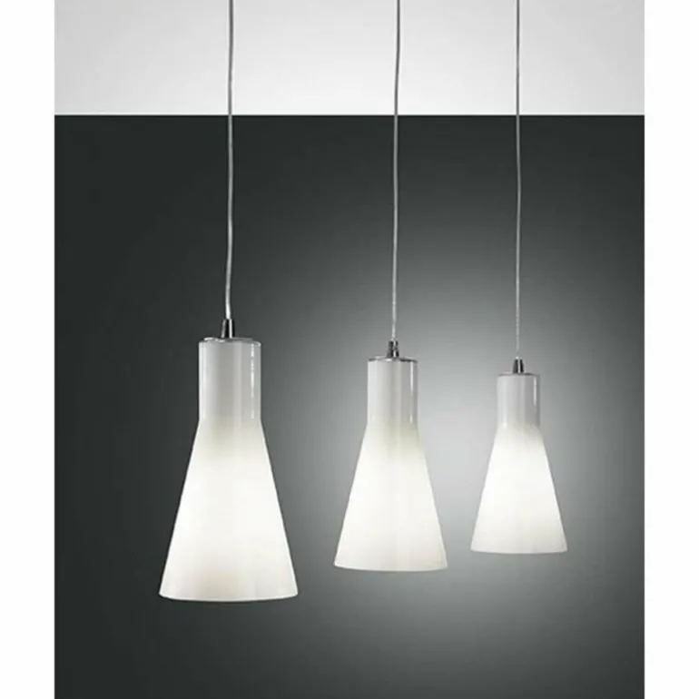 Suspension Fabas Luce DIANA Chrome, 3 lumières