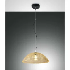 Suspension Fabas Luce Diamond Noir, 1 lumière