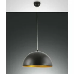 Suspension Fabas Luce DINGLE Or, Noir, 1 lumière