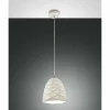 Suspension Fabas Luce Duchessa Blanc, 1 lumière