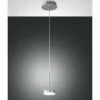 Suspension Fabas Luce Dunk LED Aluminium, 1 lumière