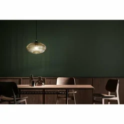 Suspension Fabas Luce Fiordaliso Noir, 1 lumière