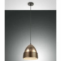 Suspension Fabas Luce Gavia Noir, 1 lumière