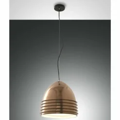 Suspension Fabas Luce Gavia Noir, 1 lumière