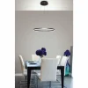 Suspension Fabas Luce Giotto LED Noir, 1 lumière