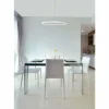Suspension Fabas Luce Giotto LED Blanc, 1 lumière