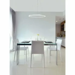 Suspension Fabas Luce Giotto LED Blanc, 1 lumière