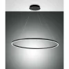 Suspension Fabas Luce Giotto LED Noir, 1 lumière