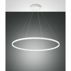 Suspension Fabas Luce Giotto LED Blanc, 1 lumière