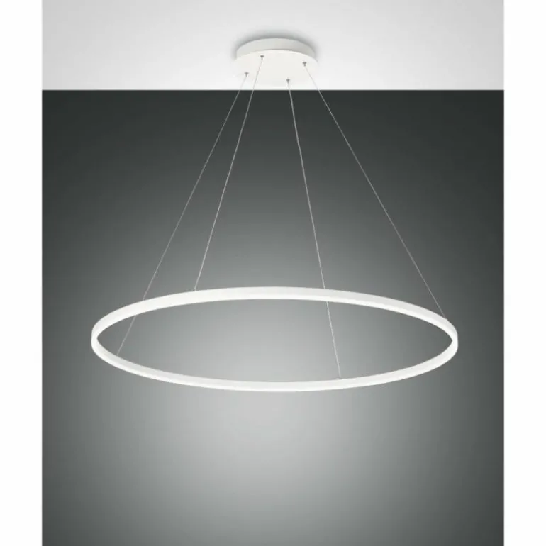 Suspension Fabas Luce Giotto LED Blanc, 1 lumière