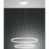 Suspension Fabas Luce Giotto LED Blanc, 2 lumières