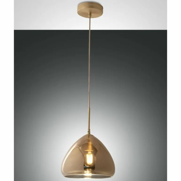 Suspension Fabas Luce Glow Laiton, 1 lumière