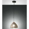 Suspension Fabas Luce Glow Noir, 1 lumière