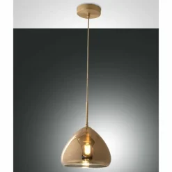 Suspension Fabas Luce Glow Laiton, 1 lumière