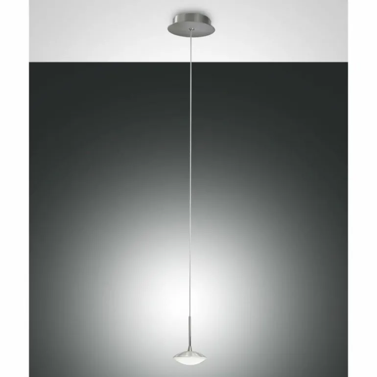 Suspension Fabas Luce Hale LED Aluminium, 1 lumière