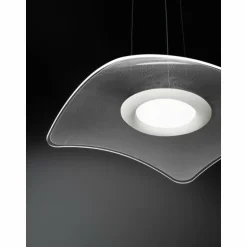Suspension Fabas Luce Ibiza LED Blanc, 1 lumière
