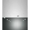 Suspension Fabas Luce Isabella LED Chrome, Nickel mat, 6 lumières