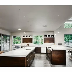 Suspension Fabas Luce Isabella LED Aluminium, Chrome, Nickel mat, 1 lumière