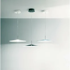 Suspension Fabas Luce Kasa LED Noir, 1 lumière