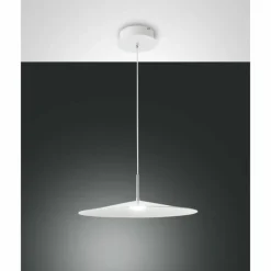 Suspension Fabas Luce Kasa LED Blanc, 1 lumière