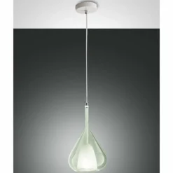 Suspension Fabas Luce Lila Blanc, 1 lumière