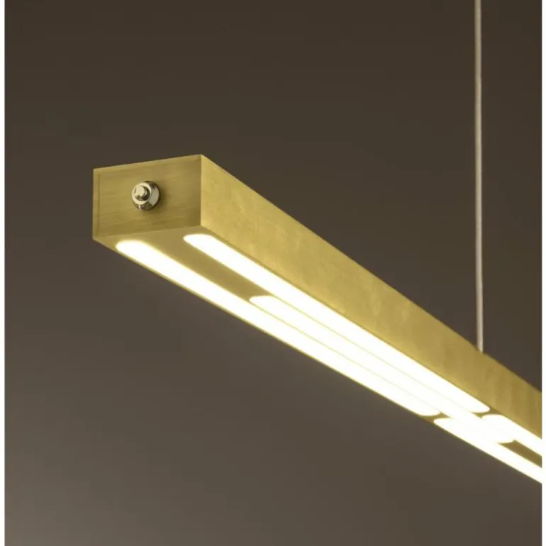 Suspension Fabas Luce Ling LED Laiton, 1 lumière