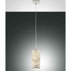 Suspension Fabas Luce Marbella Blanc, 1 lumière